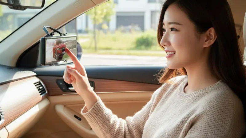 JINPEI 錦沛 12吋觸控全螢幕、GPS測速、後視鏡行車記錄器、1080P/4K / Carplay、行車紀錄器 實際使用情境照 — 行車紀錄器推薦