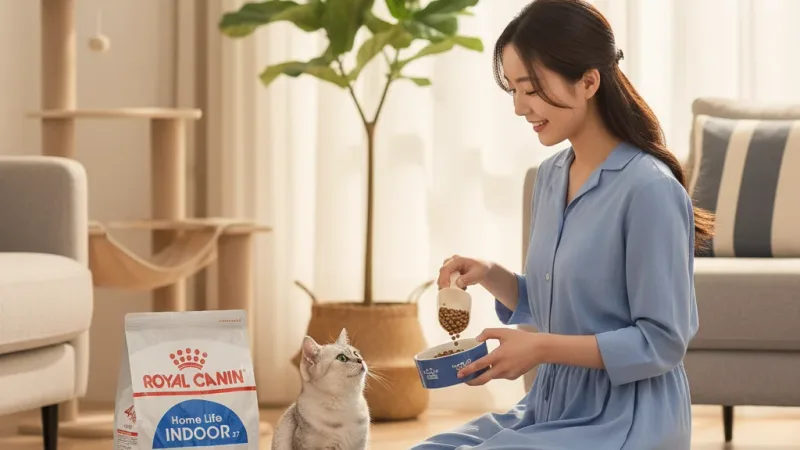 現貨效期2027/1 🐱 皇家 IN27 室內成貓 4KG / 4公斤 貓飼料 貓糧 實際使用情境照 — 貓飼料推薦