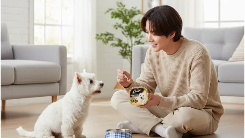西莎 精緻餐盒 24入x100g/盒 口味 犬 犬用 狗 罐頭 狗罐 狗食 狗糧 濕糧 實際使用情境照 — 狗罐頭推薦