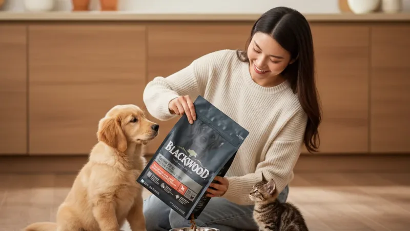 🚀快速到貨🚀萌寵要當家【柏萊富 Blackwood】狗飼料 全系列犬糧 幼犬 成犬 全齡犬【4.5lb/10lb】小包 實際使用情境照 — 狗飼料推薦