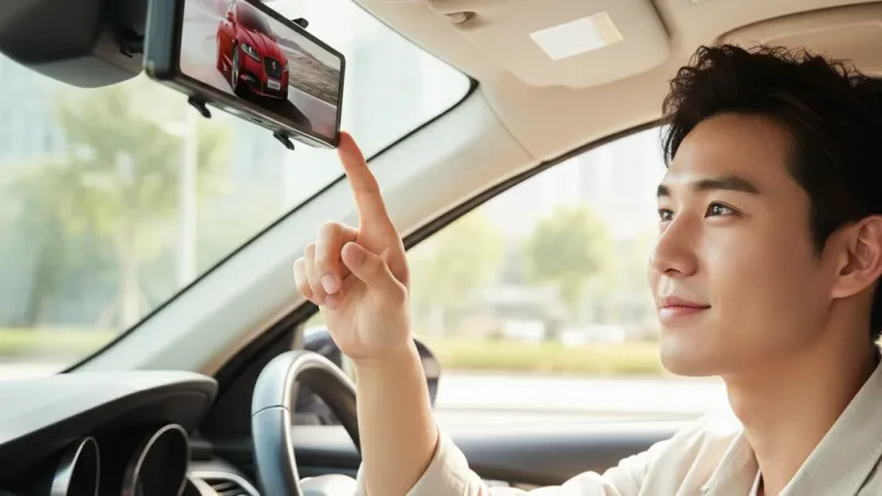 JINPEI錦沛 4K+ 2K UHD、12吋觸控螢幕 行車紀錄器、GPS 測速、APP連接、語音聲控 行車記錄器 實際使用情境照 — 行車紀錄器推薦