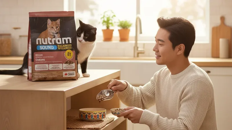 毛一堆寵物超市 NUTRAM 紐頓 貓糧 貓飼料 飼料 乾飼料 乾糧 5.4kg 大包裝 實際使用情境照 — 貓飼料推薦