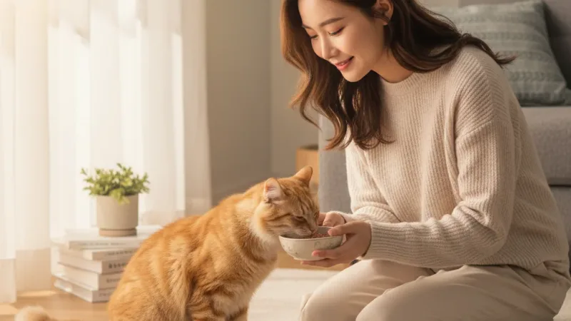 吶一口主食泥罐 60g 機能肉泥罐 泥罐 主食泥罐 主食罐 貓主食罐 貓罐 貓罐頭 貓食品 實際使用情境照 — 貓罐頭推薦