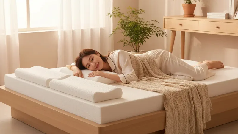記憶床墊 舒眠柔睡紓壓床墊 使用情境示意