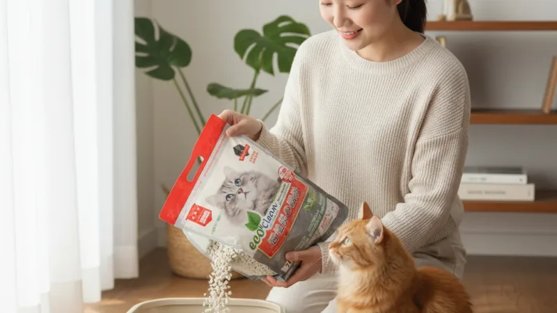 艾可 豆腐貓砂 條型豆腐貓砂 7L 凝結力相當不錯 活性碳 貓砂 豆腐砂 下標前請先注意可以寄的包數 實際使用情境照 — 豆腐砂推薦