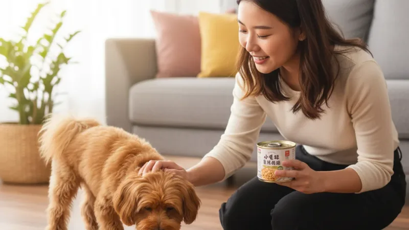 小毛球 美味關係 90g 犬罐 狗罐頭 使用情境