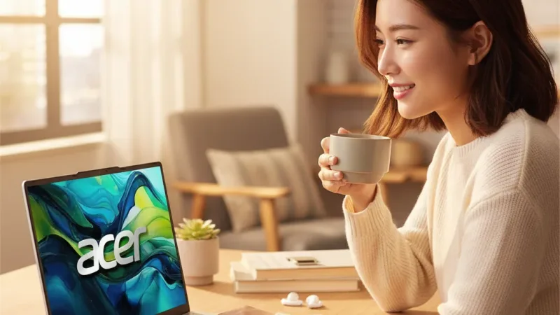 Acer 宏碁 Aspire Lite AL16-53P-51Y1 文書筆電 無包鼠Ultra5/16G/1T 銀 使用情境示意圖 — Acer 筆記型電腦推薦