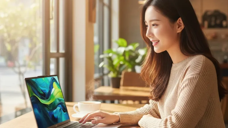 acer宏碁 lite AL16-53P-51Y1 高效能筆電 使用情境示意圖 — 筆記型電腦推薦