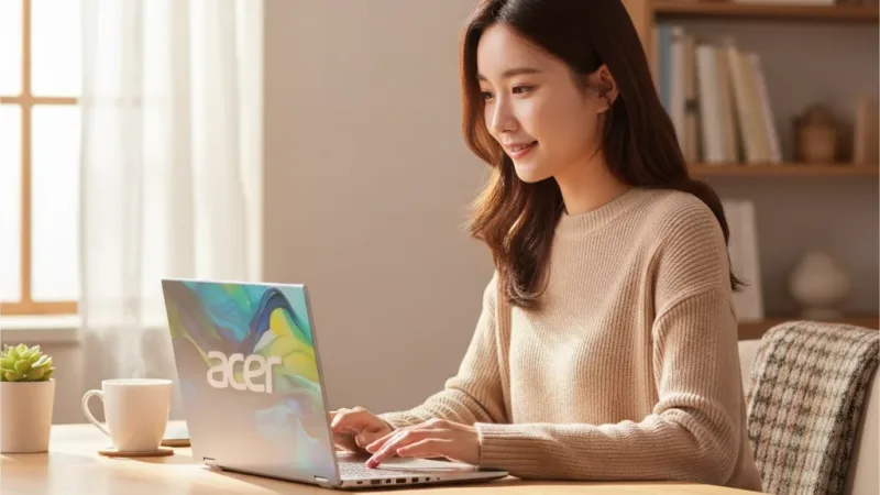 Acer宏碁 Swift SFL14-54M-54DH CU5-115U 32GB 512GB 輕薄筆電 使用情境示意圖 — Acer 筆記型電腦推薦