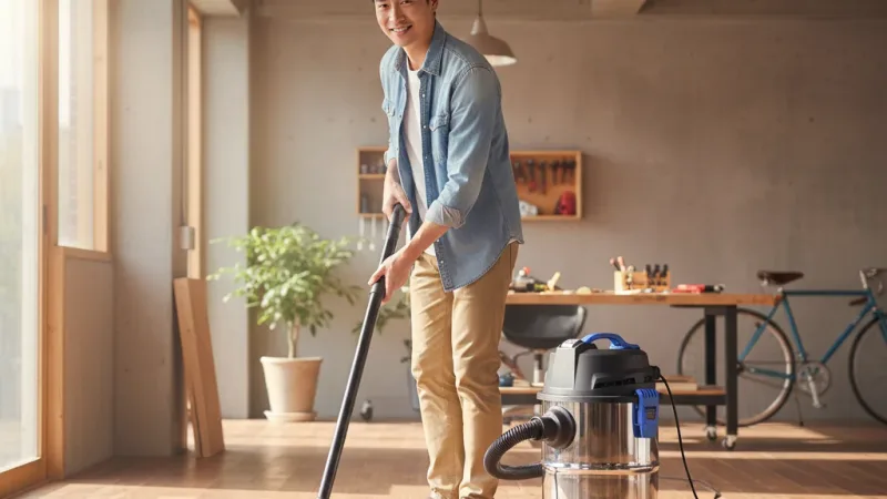 宇慶ASAHI |SW系列-三用工業用吸塵器|12公升~80公升 110V吸塵器 家用吸塵器 工業吸塵器 乾溼吹 實際使用情境照 — 吸塵器推薦