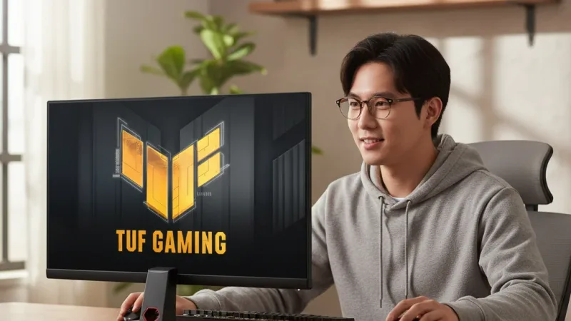 ASUS 華碩 TUF Gaming VG259Q5A 電競螢幕 25吋 200Hz IPS 1ms 內建喇叭 電腦螢幕 實際使用情境照 — ROG華碩電競螢幕推薦