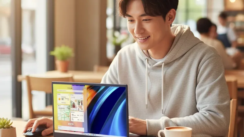 無痛升級ASUS Vivobook 15 華碩高效戰鬥筆電 使用情境示意圖 — 筆記型電腦推薦