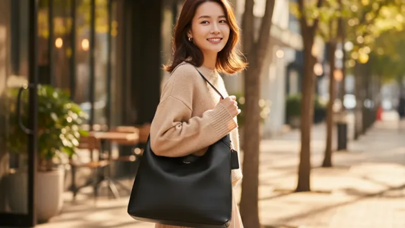 【COACH】BROOKLYN 34號單肩手袋 單肩包 肩背包-多色任選(CCU00/CCU01)|官方直營 實際使用情境照 — COACH單肩包推薦