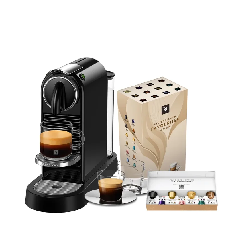 【Nespresso】CitiZ 膠囊咖啡機(贈咖啡組) & 品味經典探索禮盒120顆(贈品牌禮二選一) 商品圖片