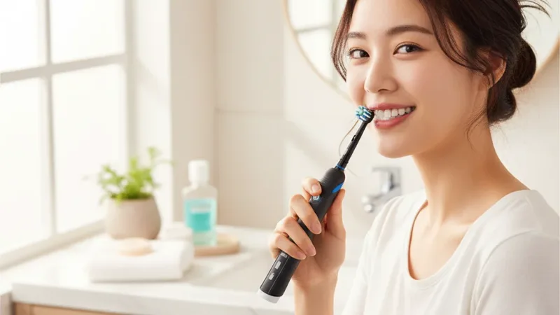 配件最齊全 四種模式 歐樂B 電動牙刷 Oral-B 美白 P2000 P4000 P3000 實際使用情境照 — 電動牙刷推薦
