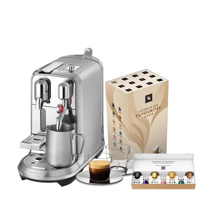 【Nespresso】膠囊咖啡機Creatista Plus & 品味經典120顆(贈品牌禮二選一) 商品圖片