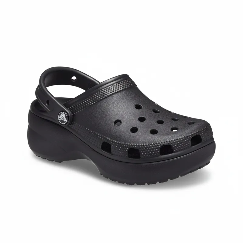 Crocs 卡駱馳 (女鞋) 厚底經典雲朵克駱格-黑色-206750-001_洞洞鞋 商品圖片