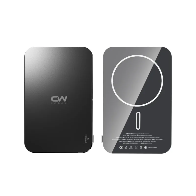 CW極上超薄快充磁吸行動電源 可上飛機Wh標示 Magsafe無線充電 PD行動充 移動行充 迷你充電寶 隨身充 隨充 商品圖片