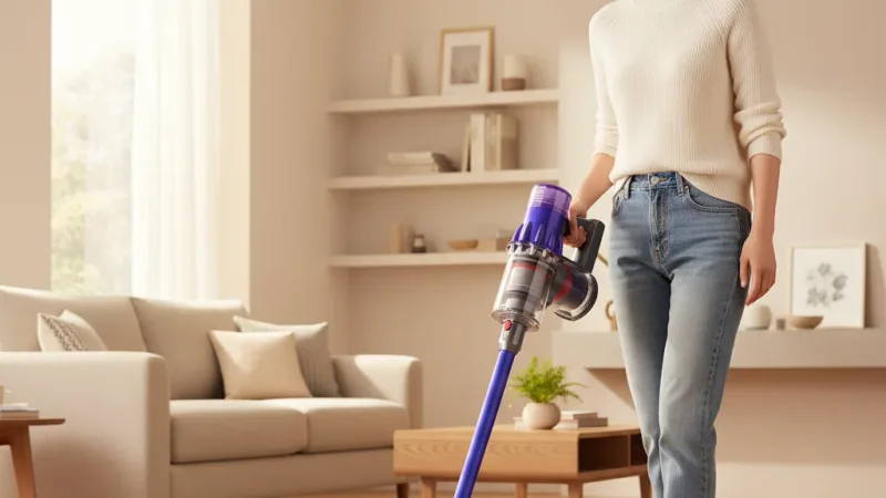 Dyson Digital Slim SV18 1.8kg超輕量智慧吸塵器【蝦皮獨家】【女性推薦款】會員領券再折 實際使用情境照 — 吸塵器推薦