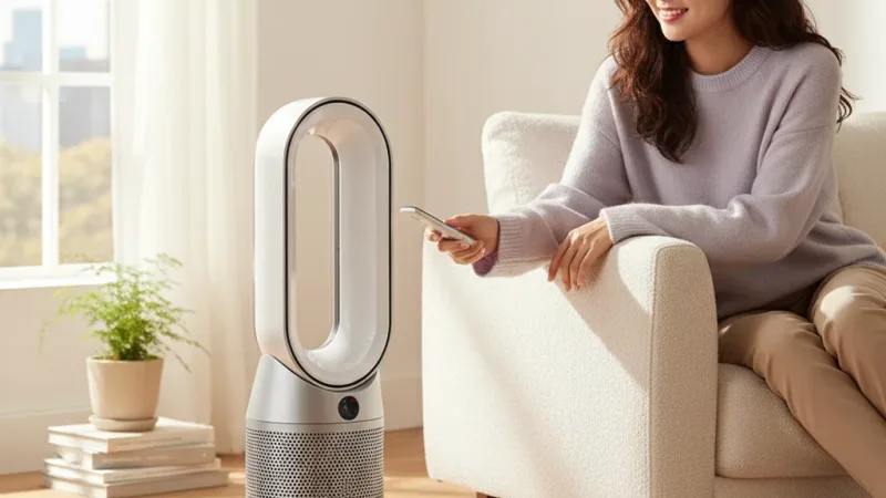 Dyson HP07 Purifier Hot+Cool 涼暖三合一空氣清淨機 限量福利品 領 券再折 實際使用情境照 — 空氣清淨機推薦