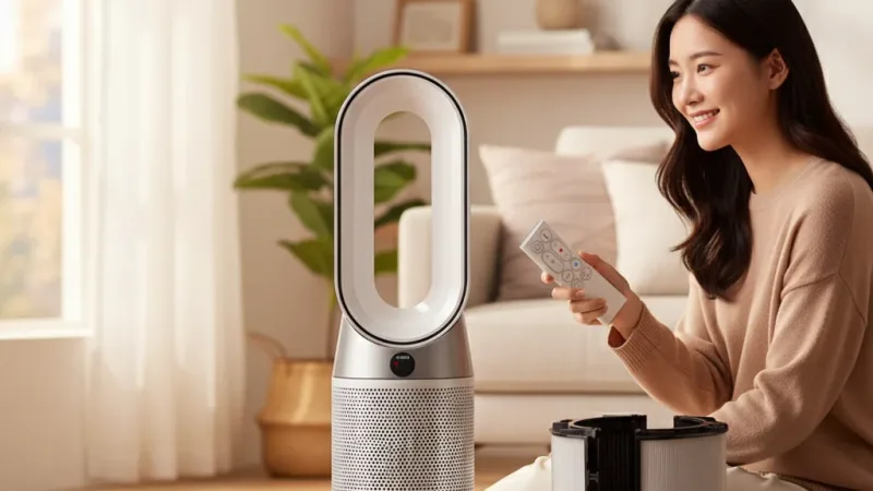 Dyson HP11 Purifier Hot+Cool 暖空氣清淨機/暖氣機【HP10 WIFI升級款】【限量福利品】 實際使用情境照 — dyson戴森空氣清淨機推薦