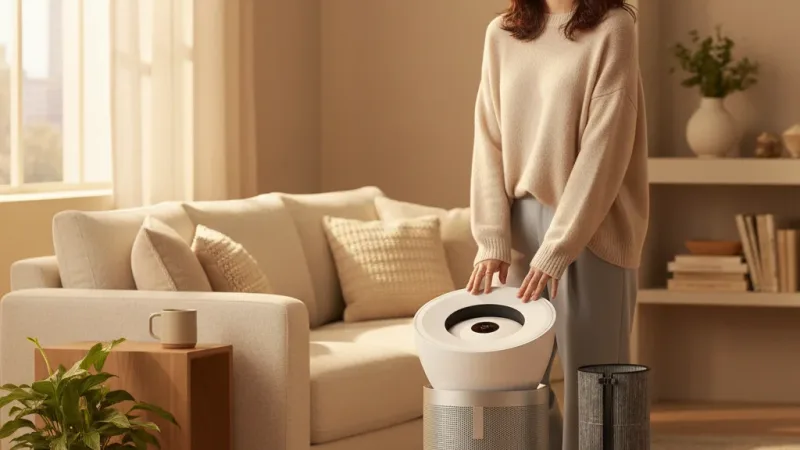 Dyson Purifier Big+Quiet BP02 強效極靜適合敏感族群空氣清淨機 【限量極新福利品】1年保固 實際使用情境照 — dyson戴森空氣清淨機推薦