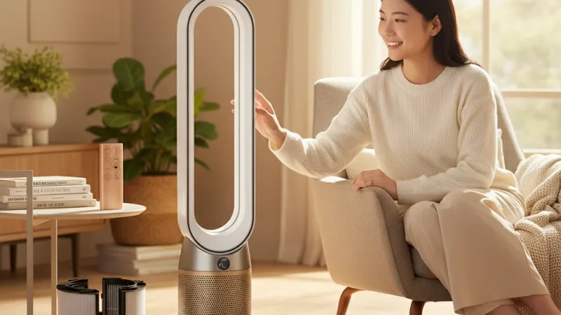 Dyson Purifier Cool Formaldehyde 涼風清淨機TP09【限量福利品】領蝦皮券再折 1年保固 實際使用情境照 — dyson戴森空氣清淨機推薦