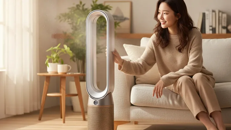 Dyson Purifier Cool TP12 De-NOx 甲醛NOx偵測涼風空氣清淨機 原廠公司2年保固 實際使用情境照 — dyson戴森空氣清淨機推薦