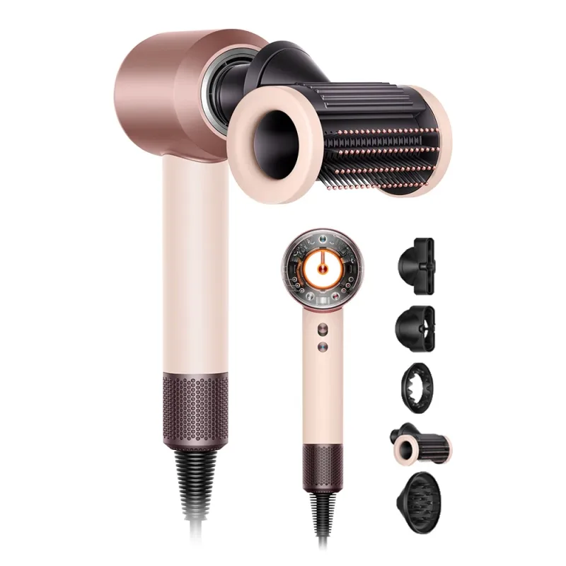 Dyson Supersoni HD16全新智能溫控吹風機粉霧玫瑰 適用寵物吹毛 【張員瑛同款】領會員券再折