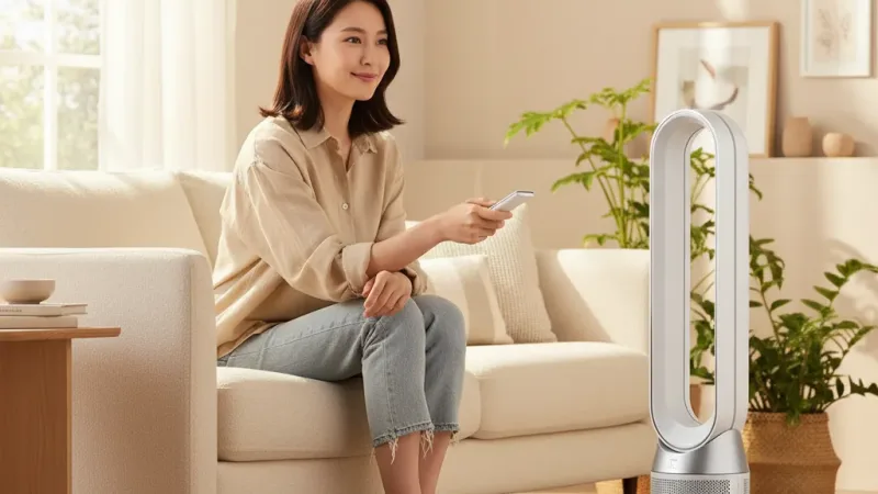 Dyson TP11 WIFI智能二合一涼風空氣清淨機/循環扇 過敏協會認證【TP10 WIFI升級款】 實際使用情境照 — dyson戴森空氣清淨機推薦