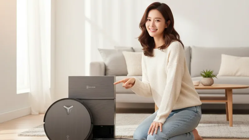 ECOVACS 科沃斯 DEEBOT X11 PRO 無限續航滾筒洗地機器人(瞬時閃充/GPT級語音控製/全能基站) 實際使用情境照 — 掃地機器人推薦