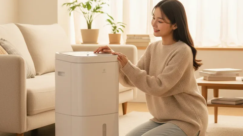 Electrolux 伊萊克斯 極適家居系列 300 10L清淨除濕機(ED1031WC) 實際使用情境照 — 除濕機推薦