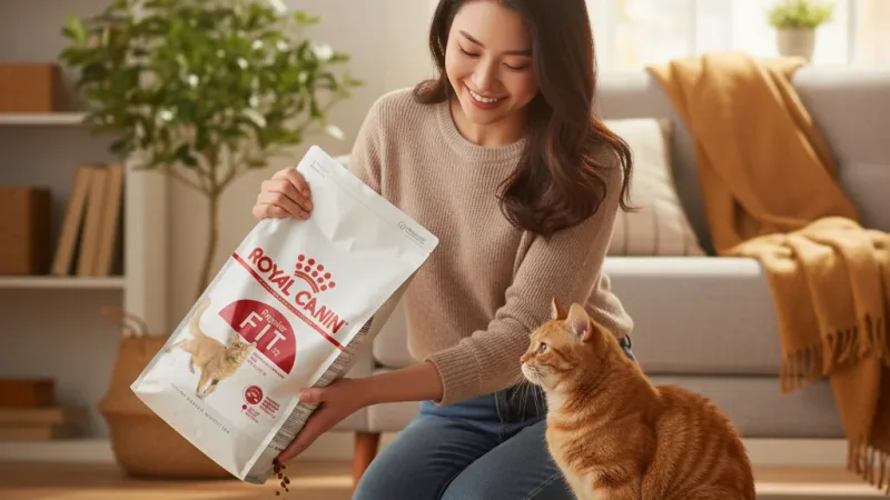 寵物王國 法國皇家-F32理想體態成貓專用飼料 10kg / 15kg 貓飼料 貓乾糧 皇家貓飼料 胖貓飼料 實際使用情境照 — 貓飼料推薦