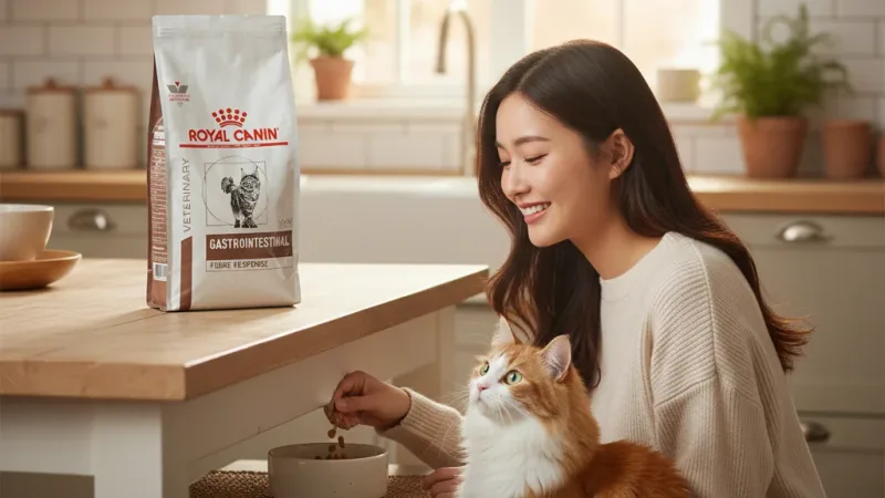 <二兩寵物> 皇家 FR31腸胃道高纖貓飼料 2KG 4KG 出售 實際使用情境照 — 貓飼料推薦