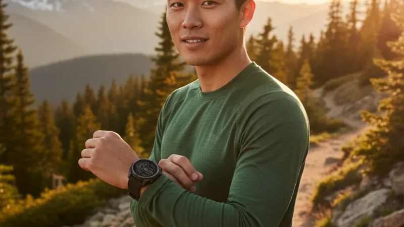 GARMIN Fenix 8 Solar 全方位戶外進階GPS智慧腕錶 實際使用情境照 — GARMIN運動手錶推薦