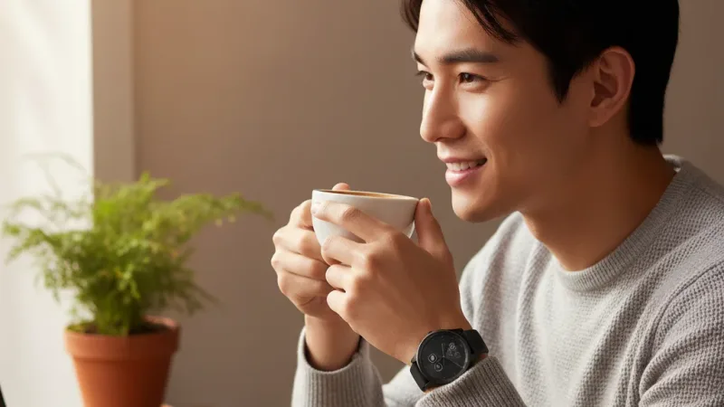 GARMIN Vivomove Trend 指針智慧腕錶 實際使用情境照 — GARMIN運動手錶推薦