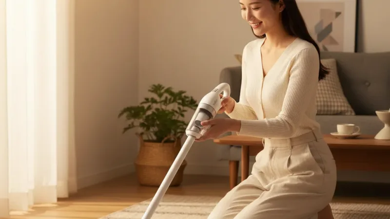 Kolin 歌林HEPA手持直立無線吸塵器(KTC-MN1186A) 實際使用情境照 — 吸塵器推薦