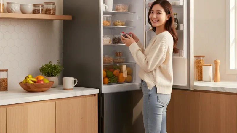 HERAN禾聯 250L變頻一級雙門無霜電冰箱 HRE-B2561UV (S) 實際使用情境照 — 變頻冰箱推薦