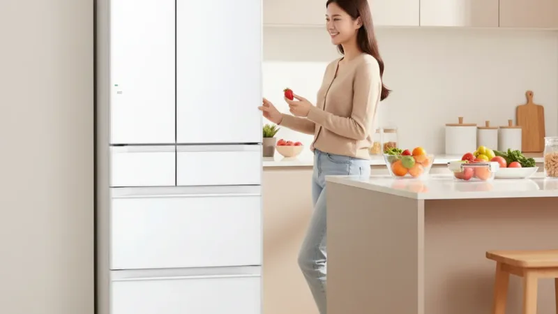 HITACHI 日立 能效一級 614公升 六門琉璃 薄壁化設計 變頻冰箱 RHW620RJ 實際使用情境照 — 變頻冰箱推薦