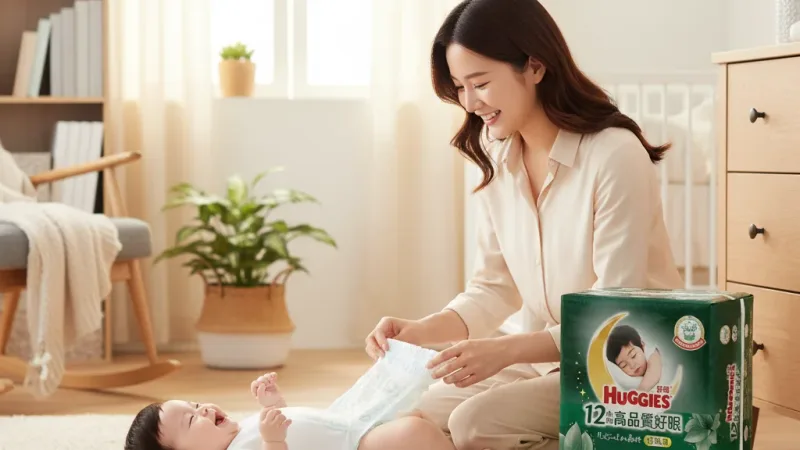 HUGGIES 好奇小森林嬰兒紙尿褲在生活中的使用情境