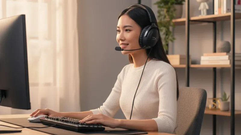 HyperX Cloud III 颶風3有線電競耳機 HyperX 店 實際使用情境照 — 藍芽耳機推薦