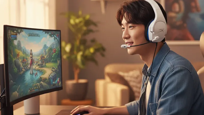 HyperX Cloud Stinger Core 無線電競耳機 HyperX 店 實際使用情境照 — 藍芽耳機推薦