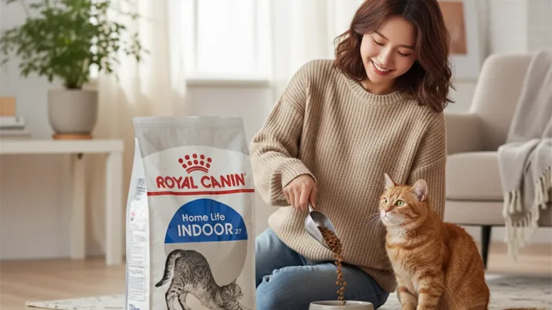 皇家 IN27 室內成貓 10KG / 10公斤 貓飼料 貓糧 實際使用情境照 — 貓飼料推薦
