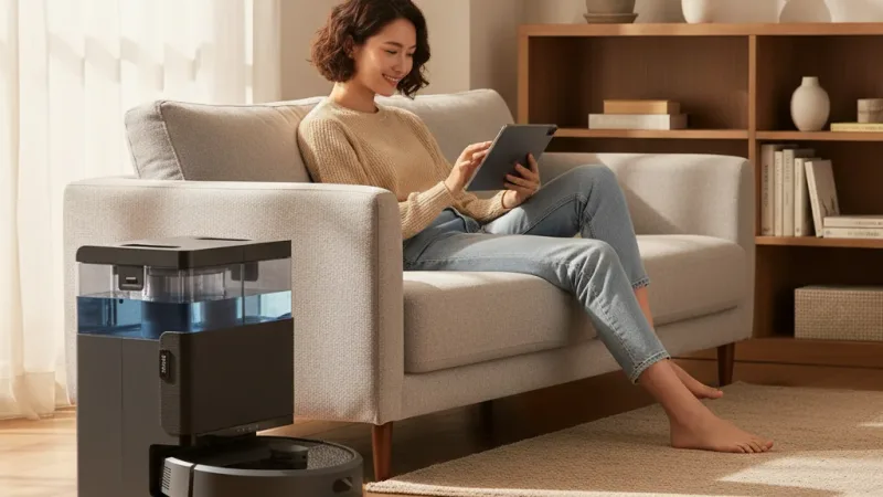 美國iRobot Roomba Plus 405 Combo 全能旋風掃拖機器人 保固1+1年-官方旗艦店 買就送循環扇 實際使用情境照 — 掃地機器人推薦