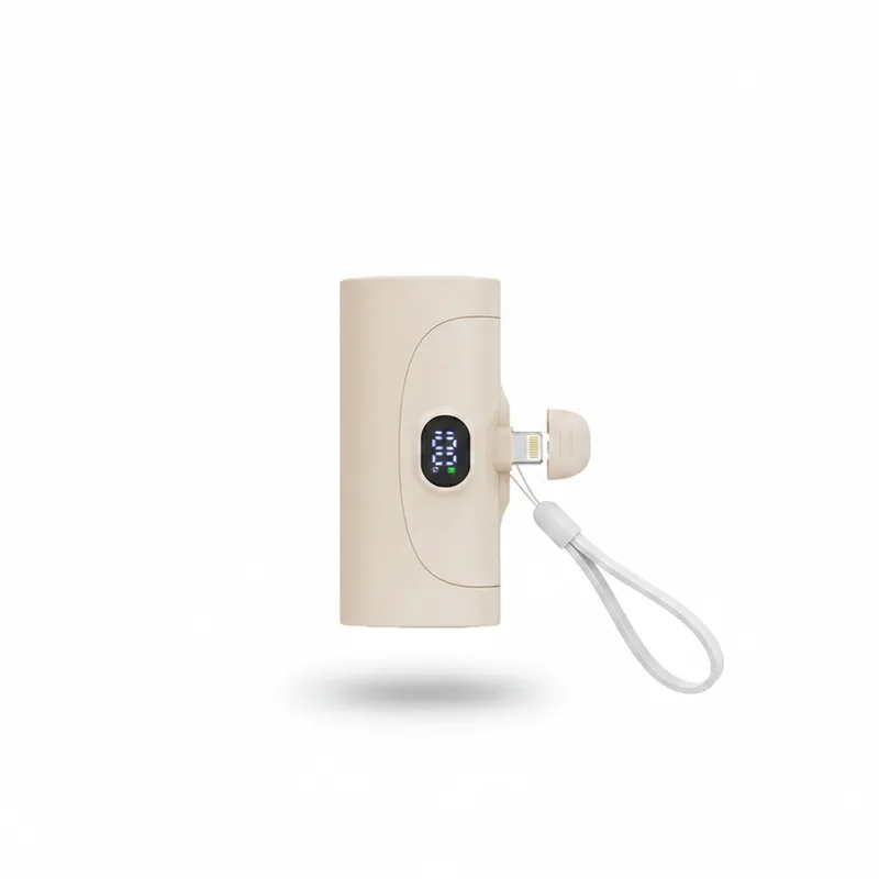 KINYO 5000mAh 口袋行動電源 直插型 蘋果/Type C接頭 快充 行充 原廠供貨