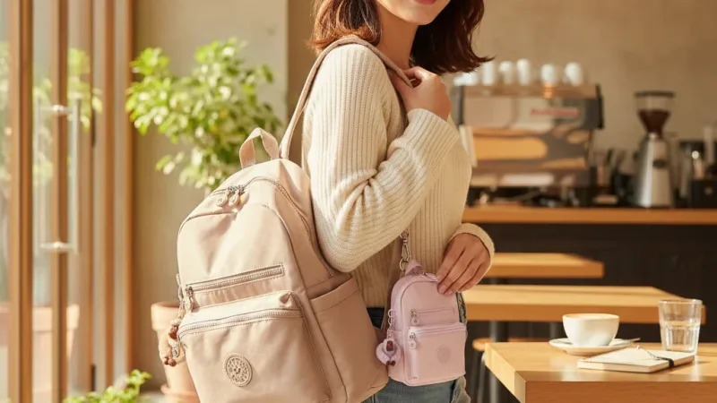 Kipling雙前袋後背包-JUDY M(多款任選)FW25L1 實際使用情境照 — Kipling後背包推薦