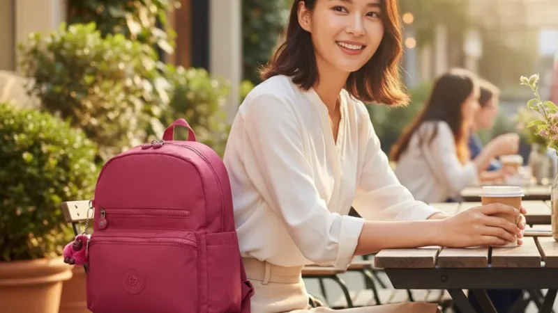 Kipling雙前袋後背包-JUDY M(多款任選)FW25L2 實際使用情境照 — Kipling後背包推薦