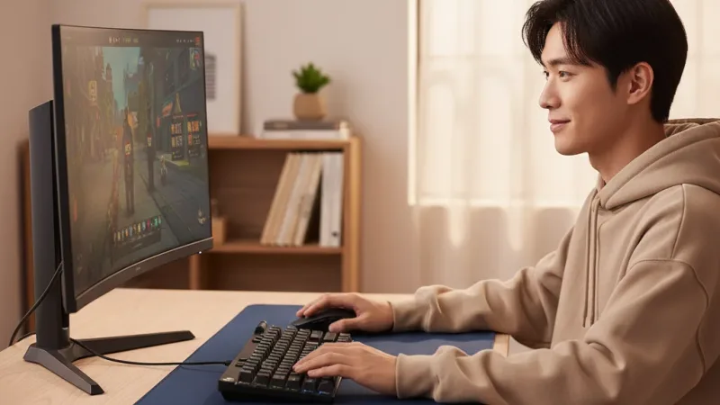 Logitech G 羅技 PRO X TKL RAPID 80% 可拆式有線電競磁軸鍵盤 實際使用情境照 — Logitech羅技鍵盤推薦