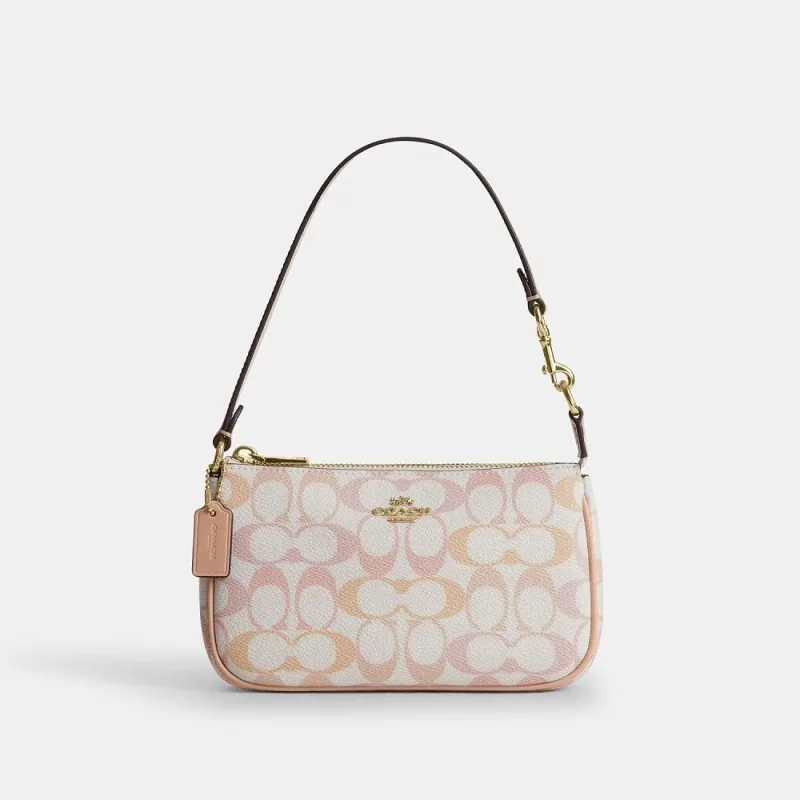 【COACH】NOLITA 19號經典SIGNATURE單肩包 手拿包 肩背包 手腕包-多色任選(CDW29) 商品圖片