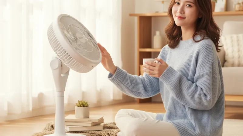 NWT 威技11吋DC直流變頻3D循環扇(WCF-12P5) 實際使用情境照 — 循環扇推薦